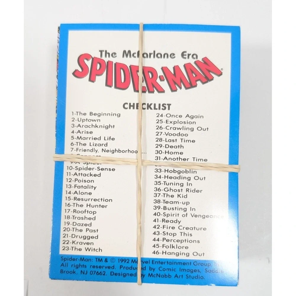 1992 Marvel Spider-Man The McFarlane Era Complete Base Set 90 Cards